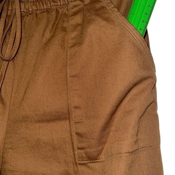 PS/LA Brown High Rise Drawstring Stretch Cargo Jogger Pants by PS/LA size Small - Picture 9 of 12